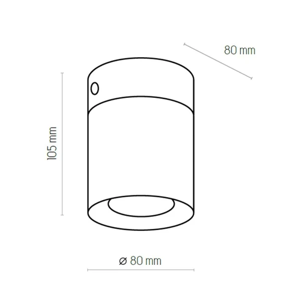 Точковий світильник Vico black 3410 TK Lighting - Фото 2