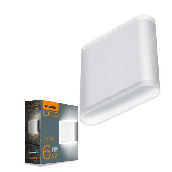 Фасадний світильник IP54 6W 2700K VL-AR06-062W Videx - Фото 3
