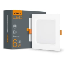 Videx Back 6 Вт 5000K VL-DLBS-065. Врізний світлодіодний світильник