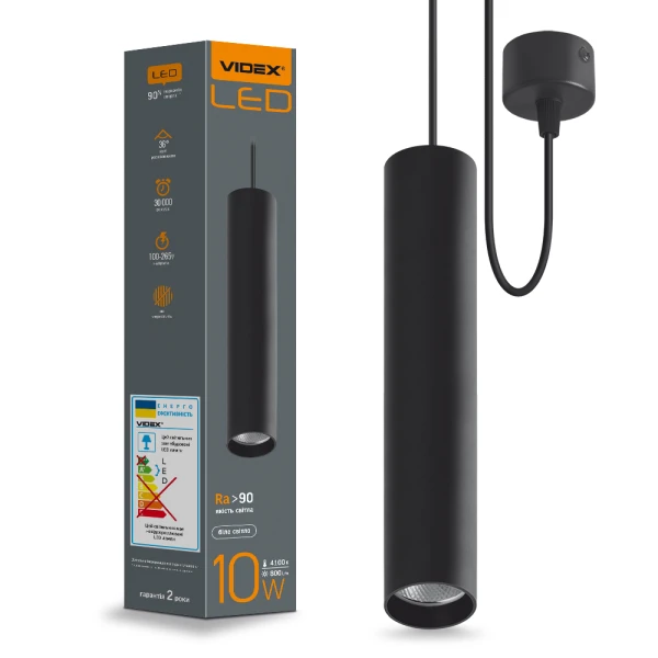 Світильник підвісний 10W 4100K VL-SP-10034B Videx - Фото 3