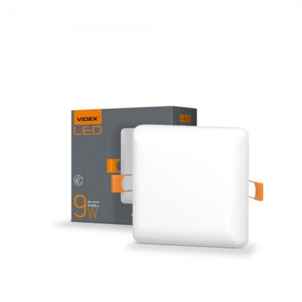 Світильник світлодіодний врізний 9 Вт 4100K 298146 Videx - Фото 2