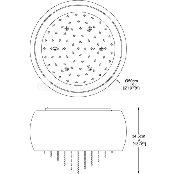 Бра VISTA W0076-01E-F4GQ Zuma Line (Польща) - Фото 3