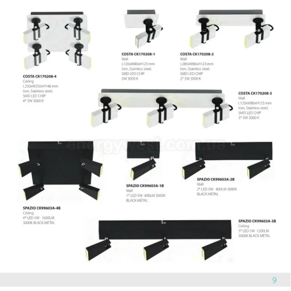 Світильник спот SPAZIO CK99603A-2B Zuma Line - Фото 2