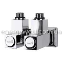 Кран кутовий квадрат Mario, 2 шт