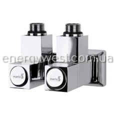 Кран кутовий квадрат Mario, 2 шт