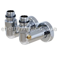 Кран кутовий запірний Mario, 2 шт