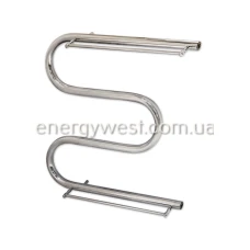 Mario Змійка-30 з поличками. Водяна рушникосушка