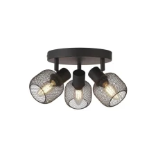 Searchlight MESHY E14 чорний 81201-3BK. Стельовий світильник