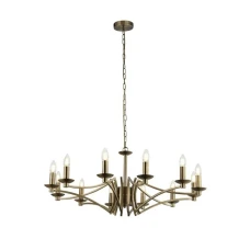 Searchlight ASCOT E14 латунь 41312-12AB. Люстра