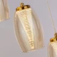 Підвісний світильник Searchlight CYCLONE 27Вт 3000К бежевий 97291-5CP