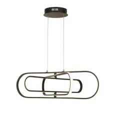 Searchlight CLIP 48Вт 3000К чорний 61775BK. Світильник підвісний