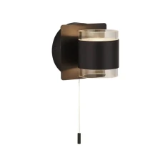 Searchlight TUMBLER 6Вт 3000К чорний 93290-2BK. Бра