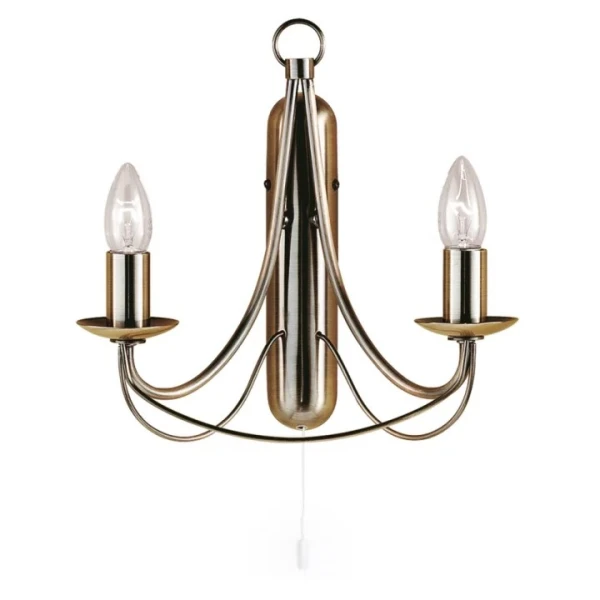 Бра Searchlight MAYPOLE E14 латунь 6342-2AB
