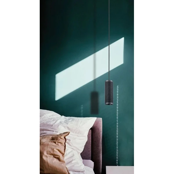 Підвісний світильник Viokef KNURL GU10 чорний 4233200 - Фото 2