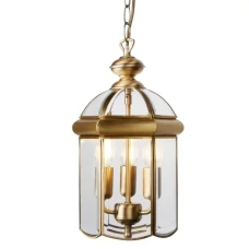 Searchlight LANTERNS E14 прозорий 7133AB. Люстра