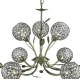 Люстра Searchlight BELLIS G9 прозорий 5579-9AB