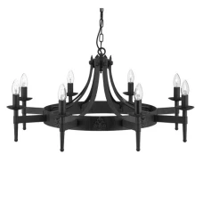 Searchlight CARTWHEEL E14 чорний 2428-8BK. Люстра