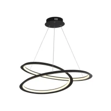 Searchlight SWIRL 43Вт 3000К чорний 51871-1BK. Світильник підвісний