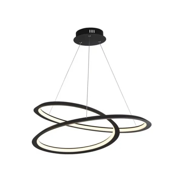 Підвісний світильник Searchlight SWIRL 43Вт 3000К чорний 51871-1BK