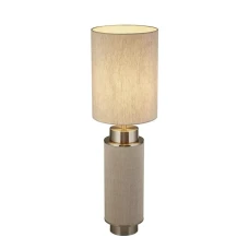 Searchlight FLASK E27 бежевий EU59041SN. Настільна лампа