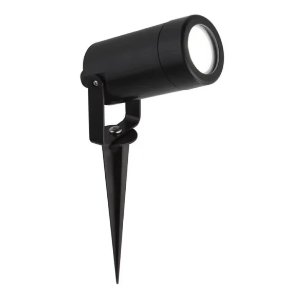 Грунтовий світильник Searchlight SPIKEY GU10 чорний 5010BK