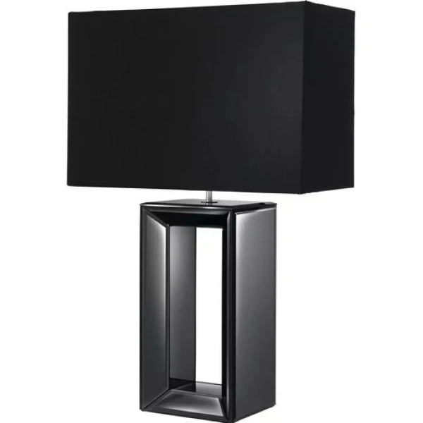 Настільна лампа Searchlight MIRROR E27 чорний EU1610BK