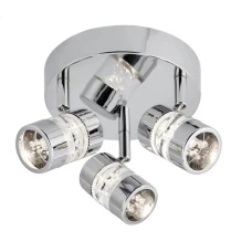 Searchlight BUBBLES 12Вт 3000К прозорий 4413CC. Стельовий світильник