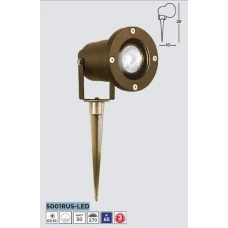 Searchlight SPIKEY GU10 коричневий 5001RUS-LED. Грунтовий світильник