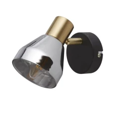 Searchlight WESTMINSTER E14 золото/чорний 23801-1SM. Бра