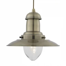 Searchlight FISHERMAN E27 прозорий 4301AB. Світильник підвісний