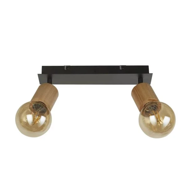 Стельовий світильник Searchlight SPINNY E27 чорний 50211-2NA - Фото 2