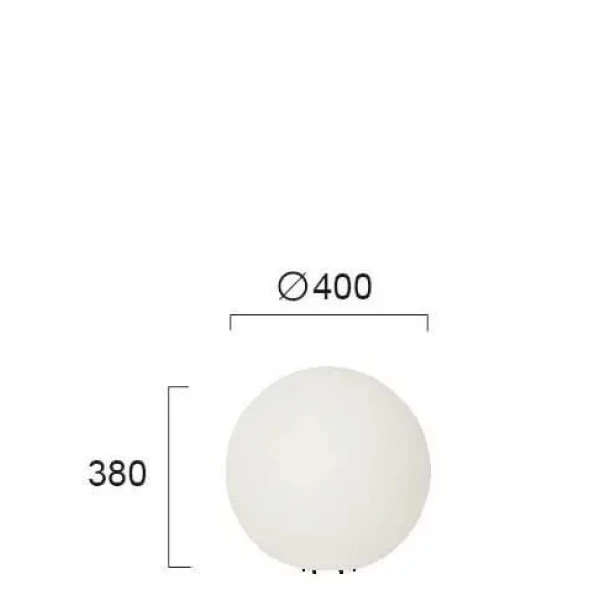 Вуличний світильник Viokef VEGAS E27 білий 4204200 - Фото 2