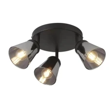 Searchlight MEGA E14 чорний 61170-3SM. Стельовий світильник
