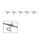 Трековий світильник Searchlight TRACK AND SPOT GU5.3 25Вт 3000K хром 5098-05-LED