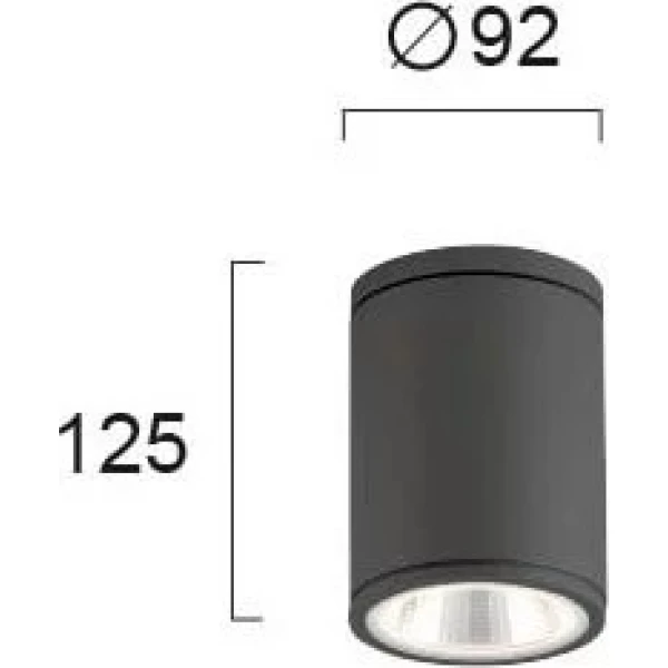Світильник вуличний Viokef MAROCO 5Вт 3000К сірий і відтінки 4199102 - Фото 2