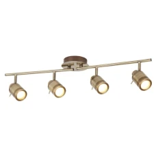 Searchlight SAMSON GU10 латунь 6604AB. Стельовий світильник