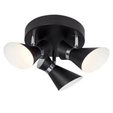 Searchlight DIABLO 12Вт 3000К чорний 5923BW. Стельовий світильник