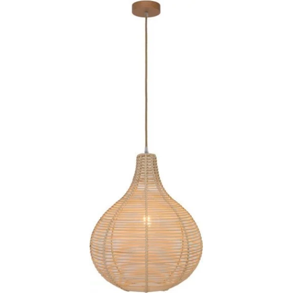Підвісний світильник Viokef BOLITA E27 бежевий 4227800 - Фото 1