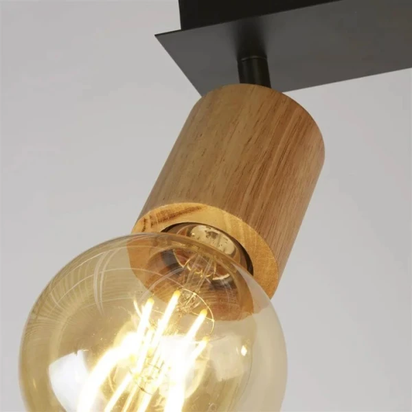 Стельовий світильник Searchlight SPINNY E27 чорний 50211-2NA - Фото 3