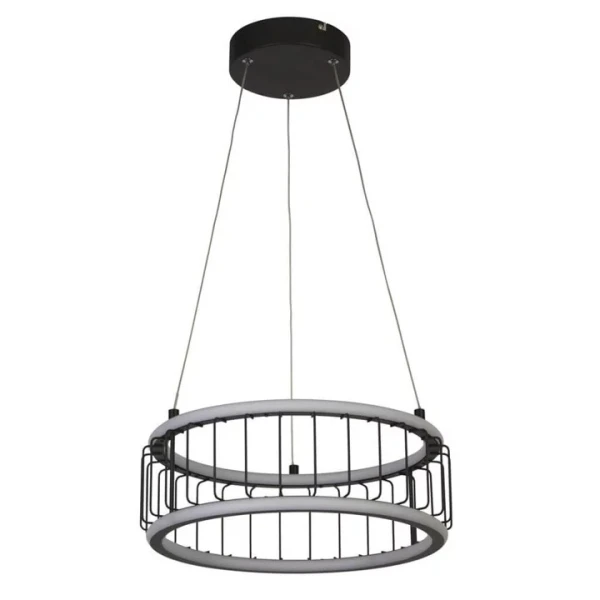 Підвісний світильник Searchlight CIRCOLO 39Вт 3000К білий 54213-1BK - Фото 2