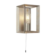 Searchlight HEATON E27 золото/срібло 2411SI. Бра
