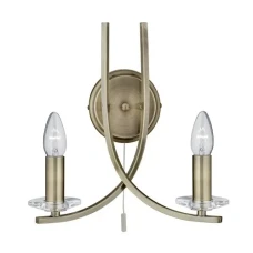 Searchlight ASCONA E14 латунь 4162-2AB. Бра