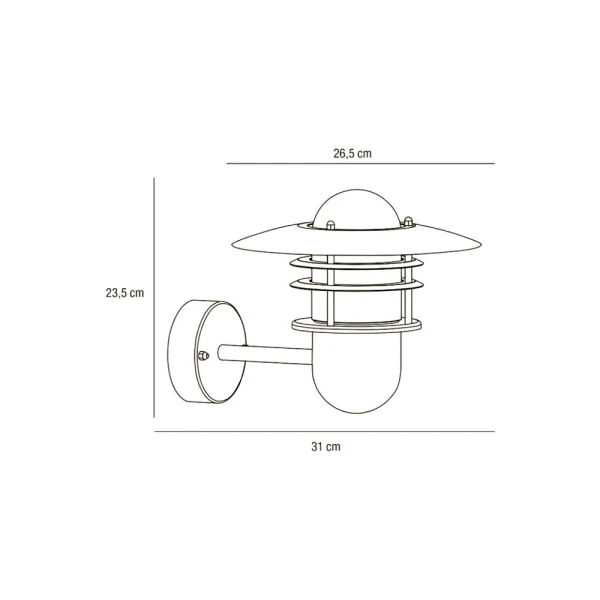 Фасадний світильник Nordlux AGGER E27 сірий 74481031 - Фото 3