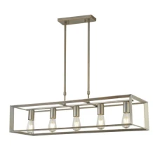 Searchlight HEATON E27 золото 2415-5SI. Люстра