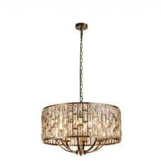 Searchlight BIJOU E14 бежевий 6588-8AB. Люстра
