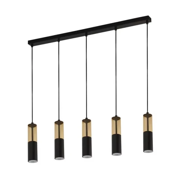Підвісний світильник Searchlight MERRYGOLD GU10 чорний 82121-5BK - Фото 2