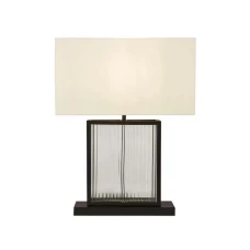 Searchlight CLARENDON E27 білий EU54210BK. Настільна лампа