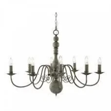 Searchlight GREYTHORNE E14 сірий 2268-8GY. Люстра
