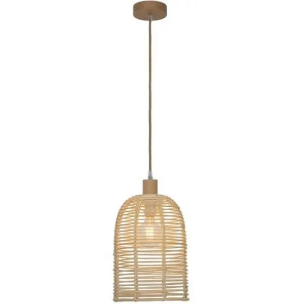 Підвісний світильник Viokef BELL E27 бежевий 4218200 - Фото 1