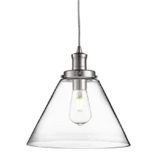 Searchlight PYRAMID E27 прозорий 3228CC. Світильник підвісний